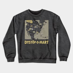 Habitable Zone Franchise Map by Dystopomart Crewneck Sweatshirt